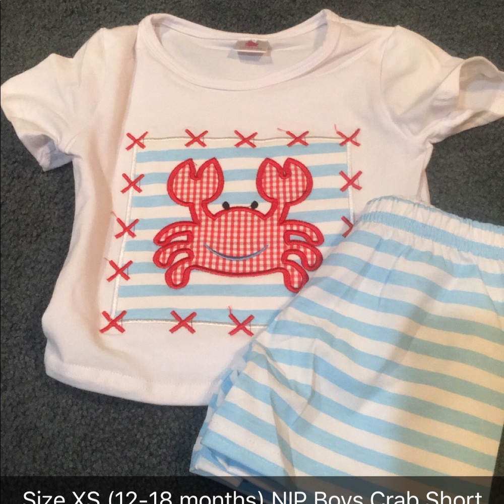 🦀Boys Crab Matching Set🦀